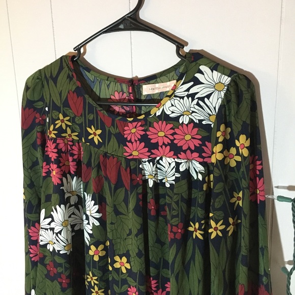 Traffic People Mod Inspired Floral Light Dress - Picture 2 of 5